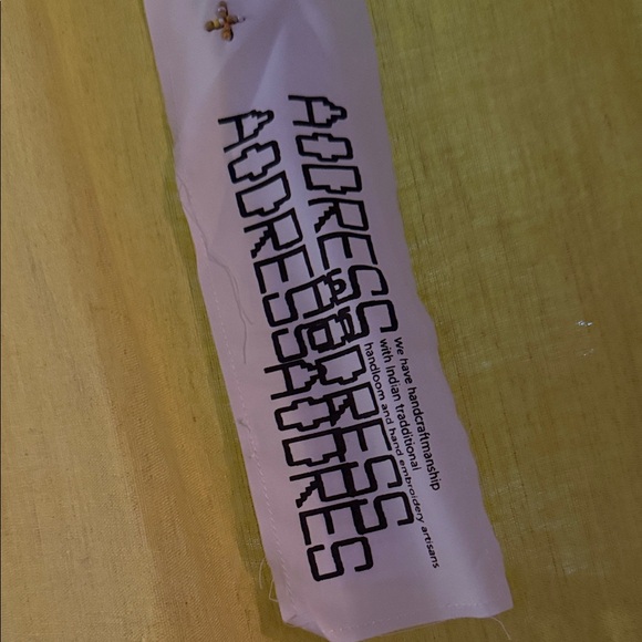 Yellow women’s Dress AODRESS - Picture 3 of 9